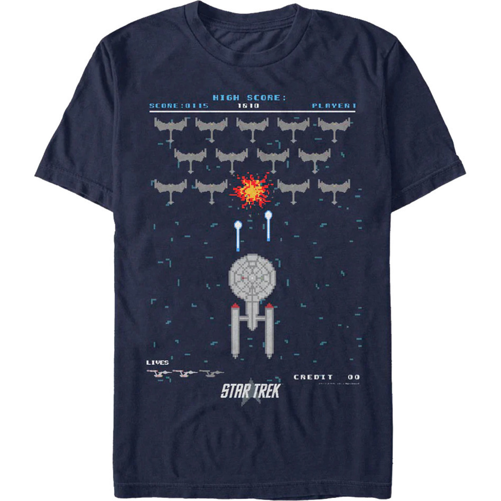 Enterprise Invaders Star Trek Tshirt